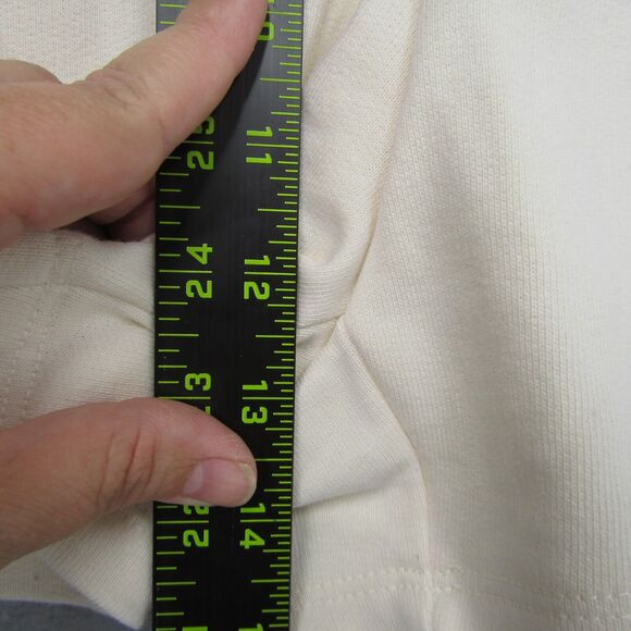 Peloton Women’s Size Large Unwind French Terry Cloth Women's Shorts Cream NWT - Picture 9 of 13